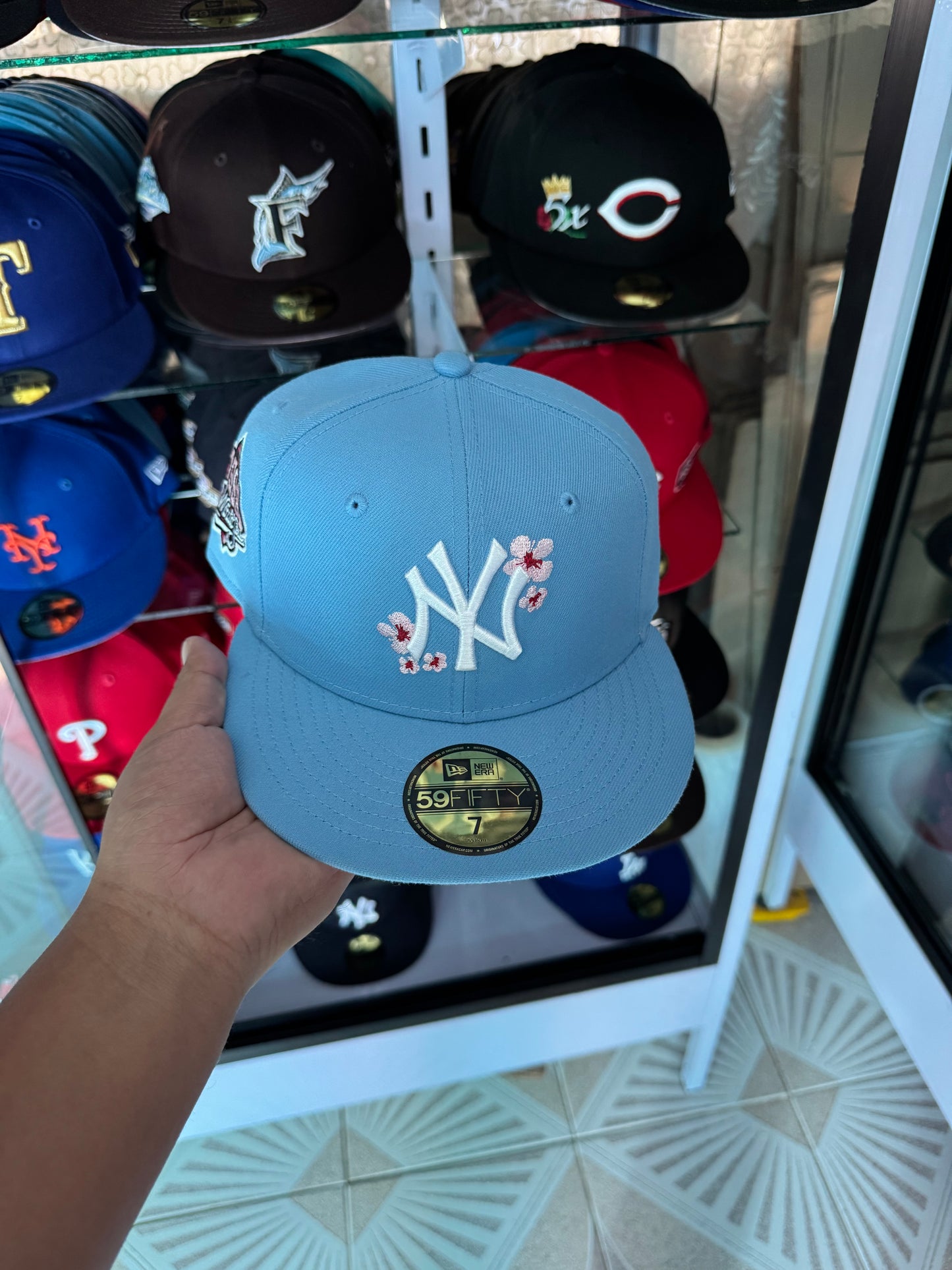 Yankees 7 , 7 1/8 , 7 1/4 y 7 3/8 (mayoreo 950$)