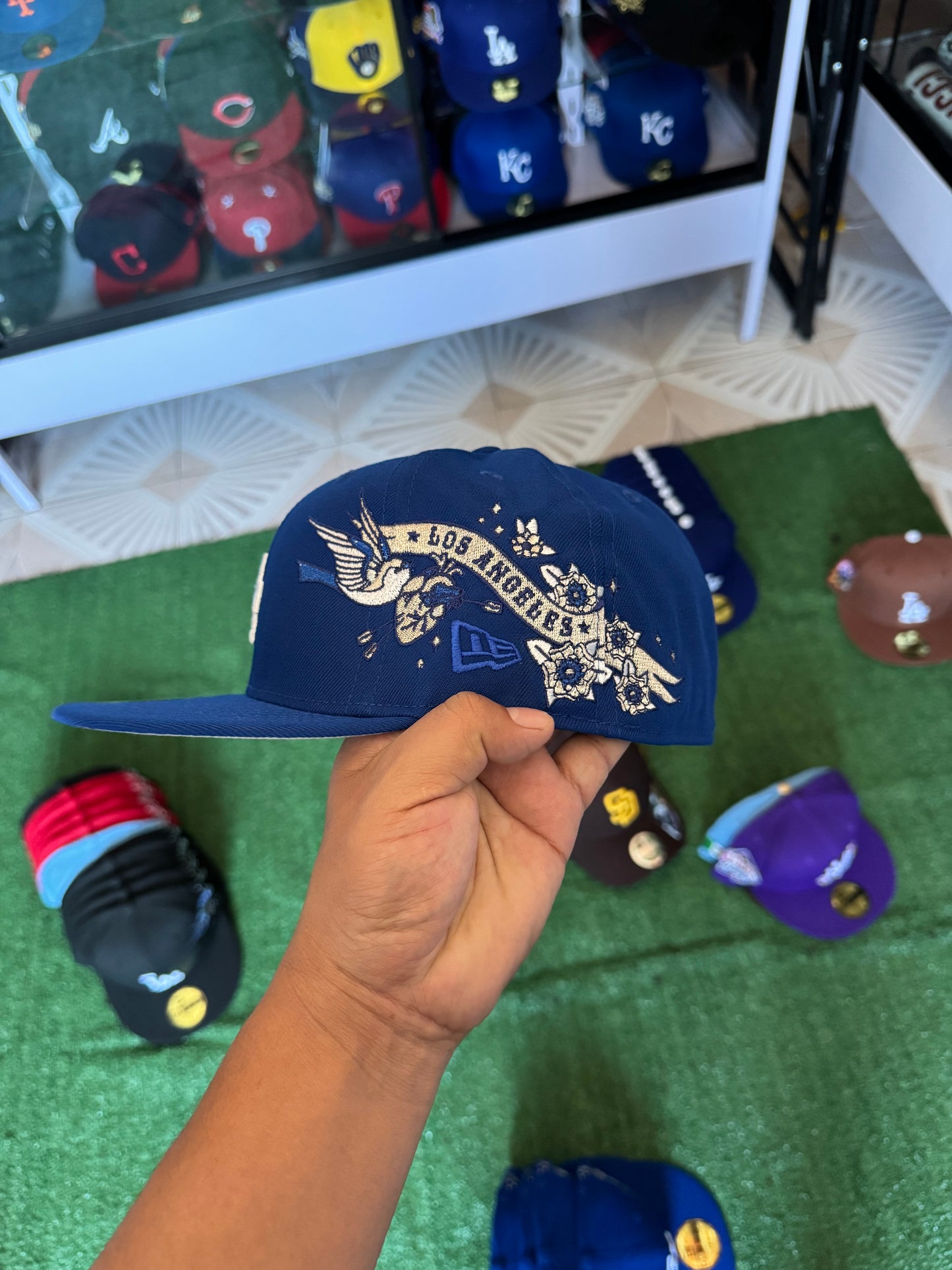 LA DODGERS 7 , 7 1/8 , 7 1/4 ,7 3/8 y 7 1/2 (mayoreo 1000$)