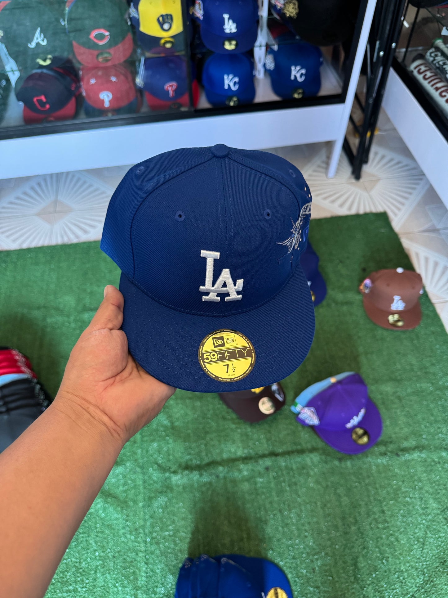 LA DODGERS 7 , 7 1/8 , 7 1/4 ,7 3/8 y 7 1/2 (mayoreo 1000$)
